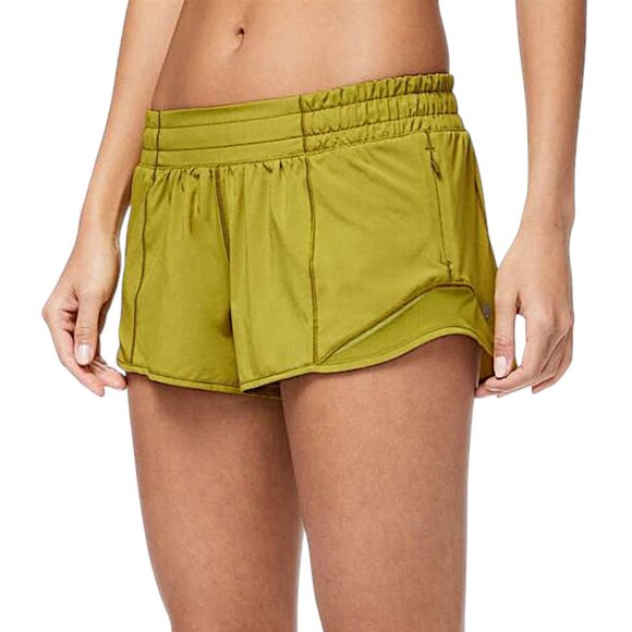 Lululemon | 12 | Hotty Hot Short 2.5" | Golden Lime | Activewear | Athleisure - Picture 14 of 16
